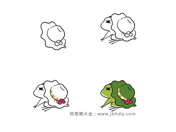 旅行青蛙的画法2