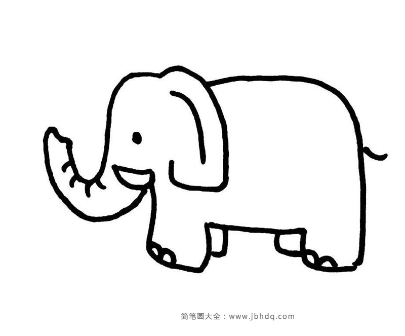 三年级大象简笔画图片