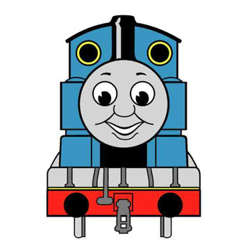 托马斯小火车简笔画图片