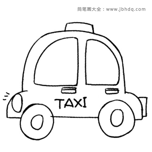 Q版交通工具 出租车