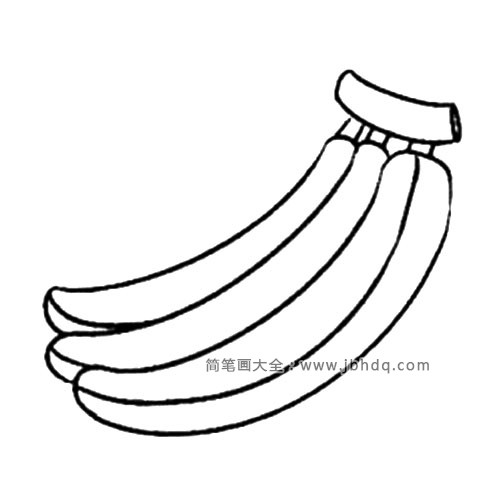 超简单香蕉简笔画