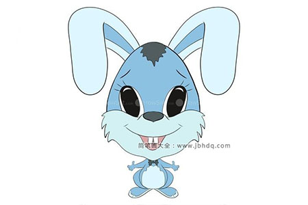 画一只可爱的卡通小兔子