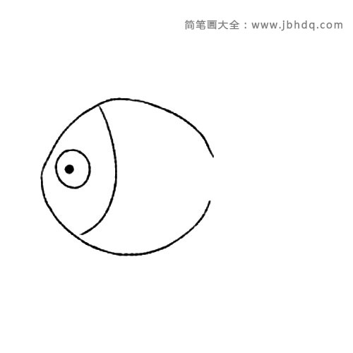 2.画出圆圆的眼睛和腮部。