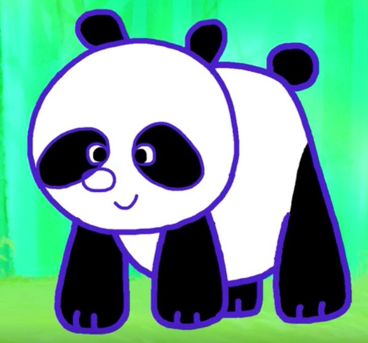 小小画家熊小米 大熊猫 