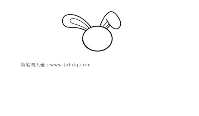 简笔画教程：画可爱的兔宝宝