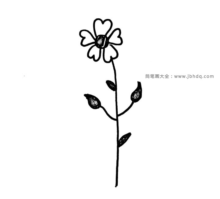 植物黑白手帐素材5
