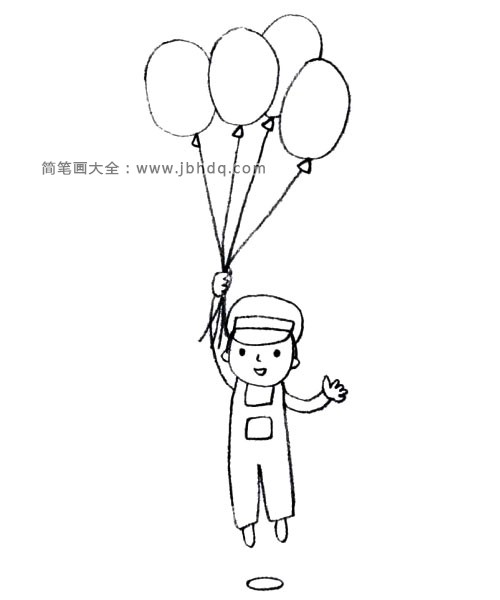气球和小男孩
