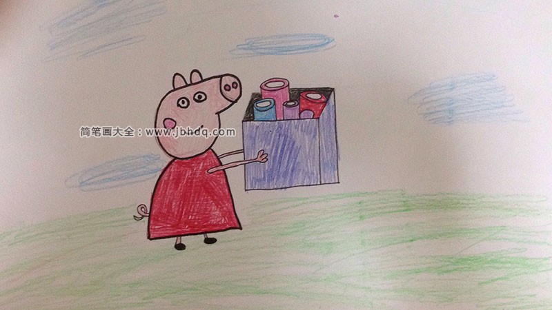 粉红小猪之小猪佩奇搬纸箱