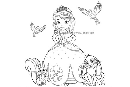 小公主苏菲亚和她的动物朋友