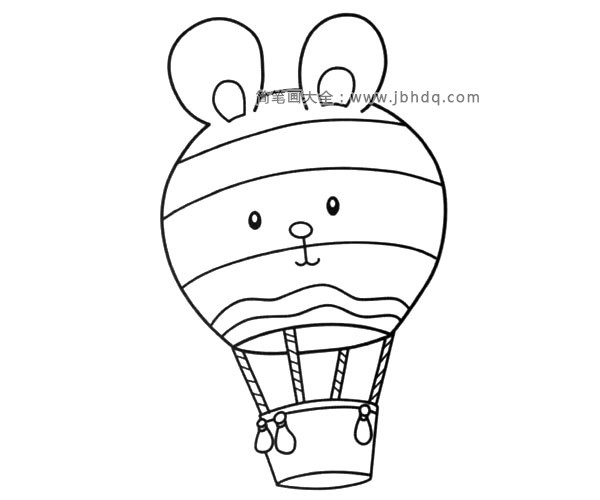 小兔子热气球