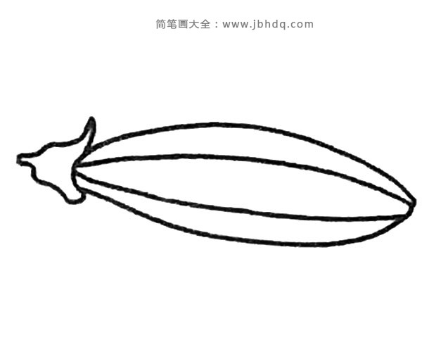 豌豆简笔画步骤3
