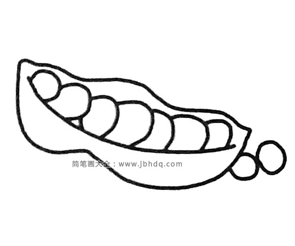 豌豆简笔画图片1