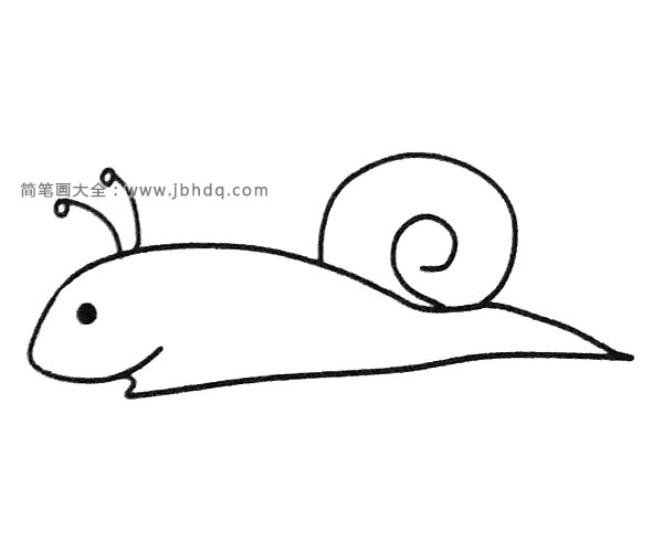 蜗牛简笔画图片5