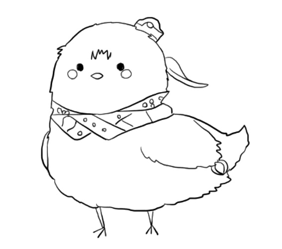 胖胖可爱的鸽子
