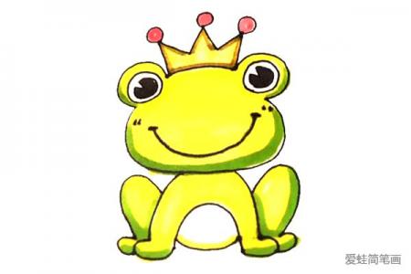 儿童轻松学画青蛙王子