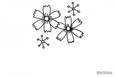 四步学画漂亮的菊花