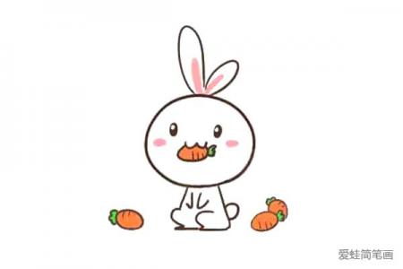 吃胡萝卜的兔子，你一定喜欢！