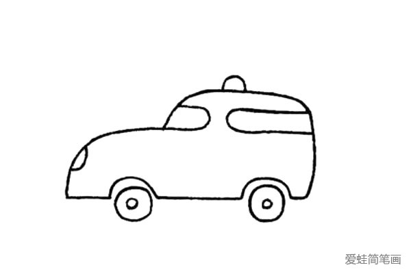 简单易学的小汽车简笔画