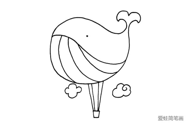 鲸鱼热气球