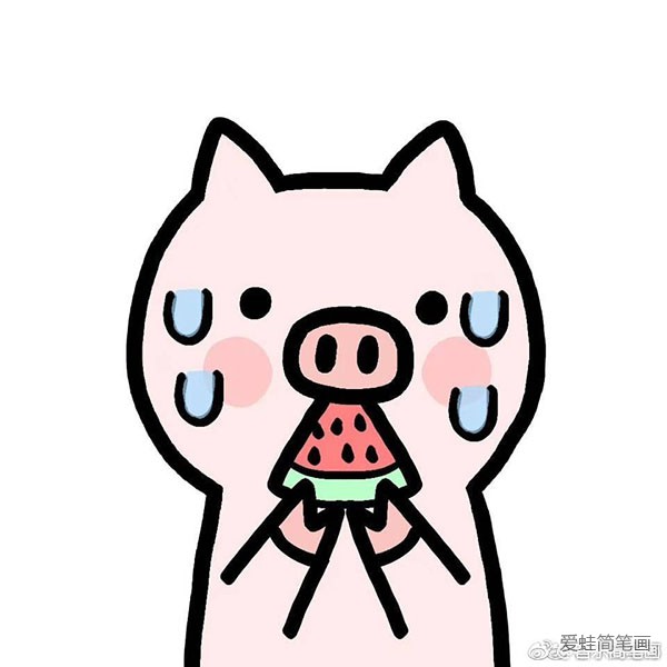 萌萌哒猪猪头表情图片4