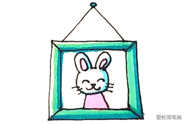 小白兔相片简笔画