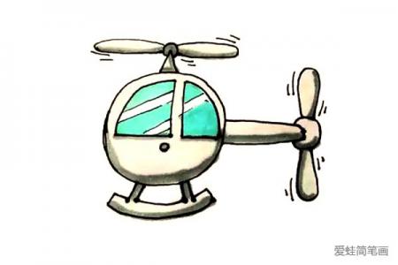 儿童轻松学画直升机