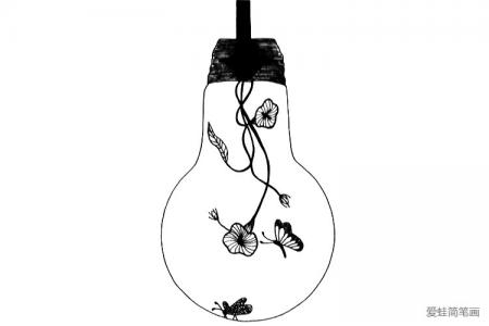 灯泡为主题的创意插画