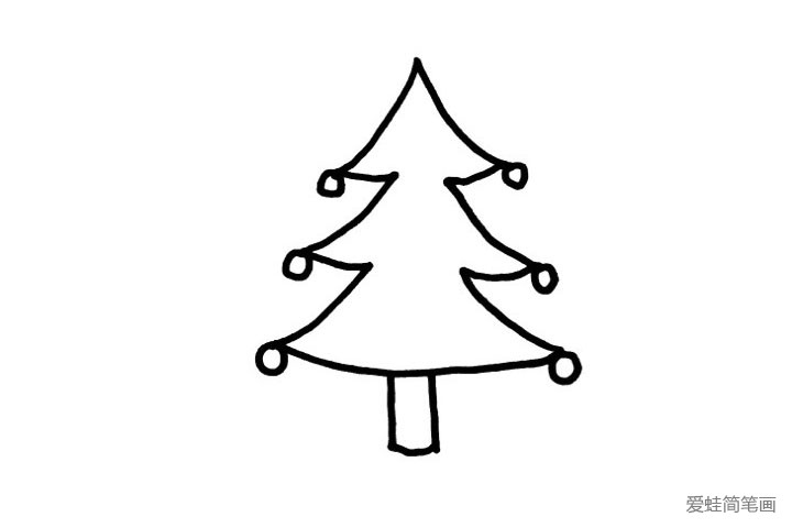 圣诞树简笔画图片5