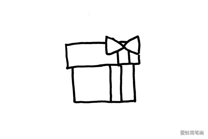圣诞节礼盒简笔画1