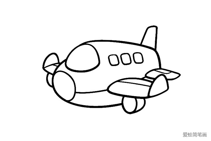 可爱的卡通小飞机1