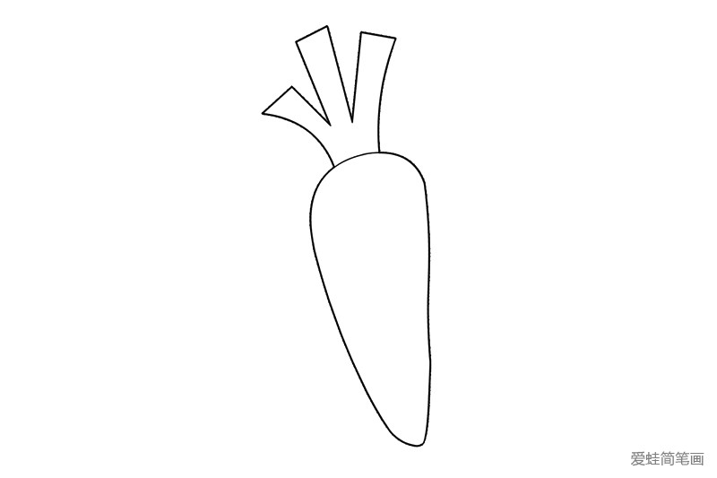 简单的胡萝卜简笔画图片2