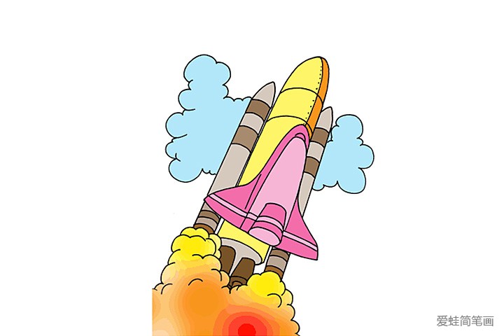 火箭简笔画图片4