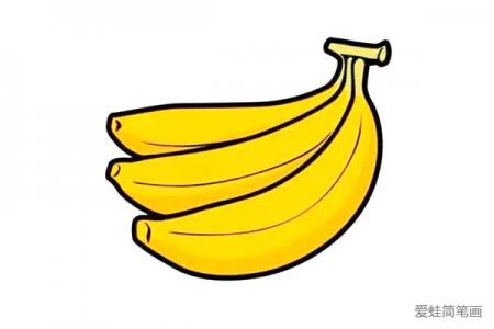 香蕉简笔画怎么画