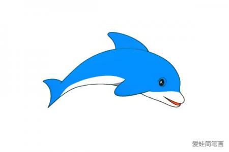 海豚简笔画怎么画