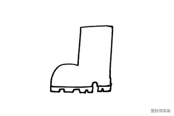 2.画出鞋子的形状