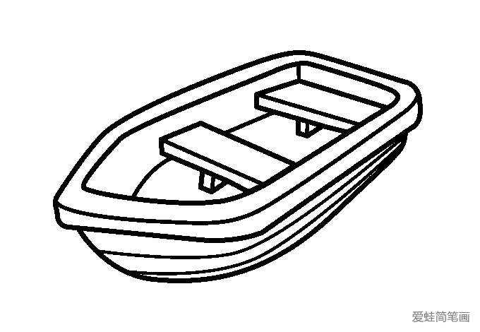 小木舟的简笔画图片2
