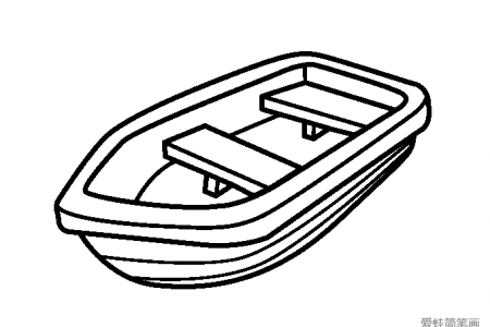 2张小木舟的简笔画图片