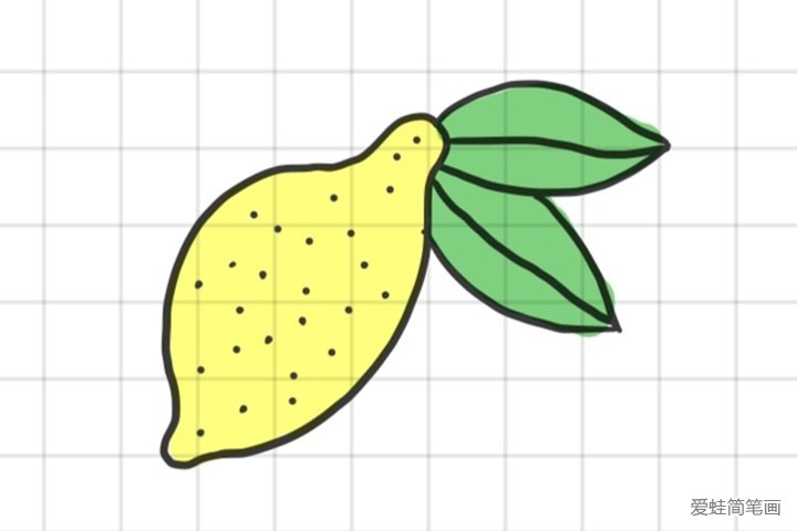 柠檬简笔画图片