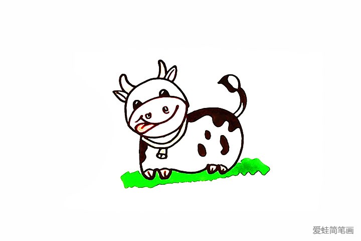 奶牛怎么画
