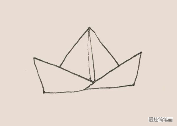 简笔画之折纸船