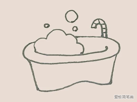 简笔画之浴缸