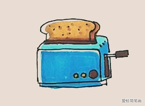简笔画之面包机