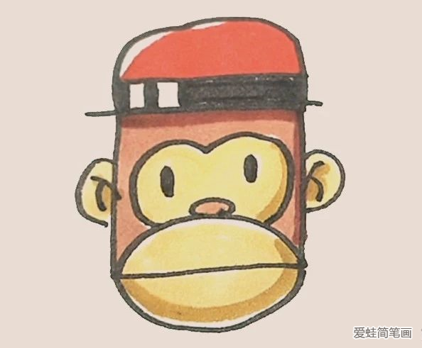 简笔画之猴子