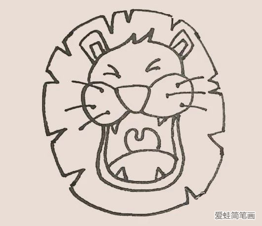 简笔画之狮子