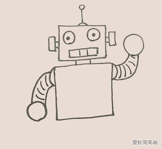 简笔画之机器人