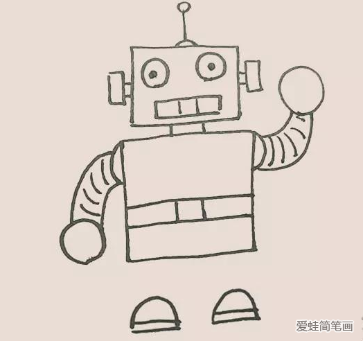 简笔画之机器人