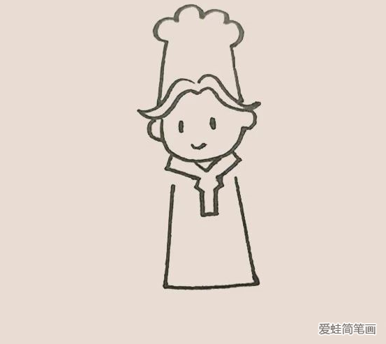 简笔画之厨师