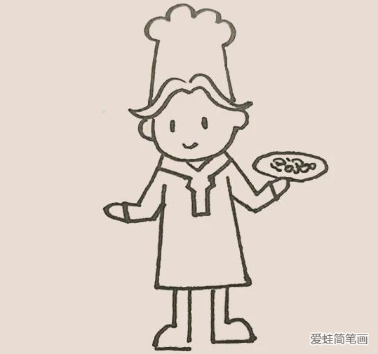 简笔画之厨师