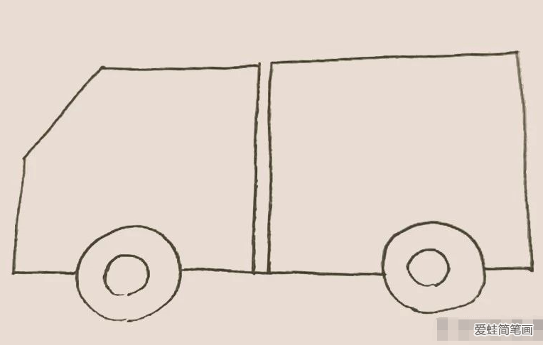 简笔画之卡车
