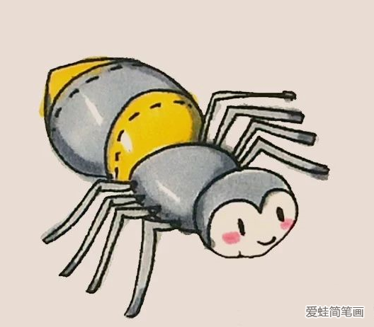 简笔画之蜘蛛